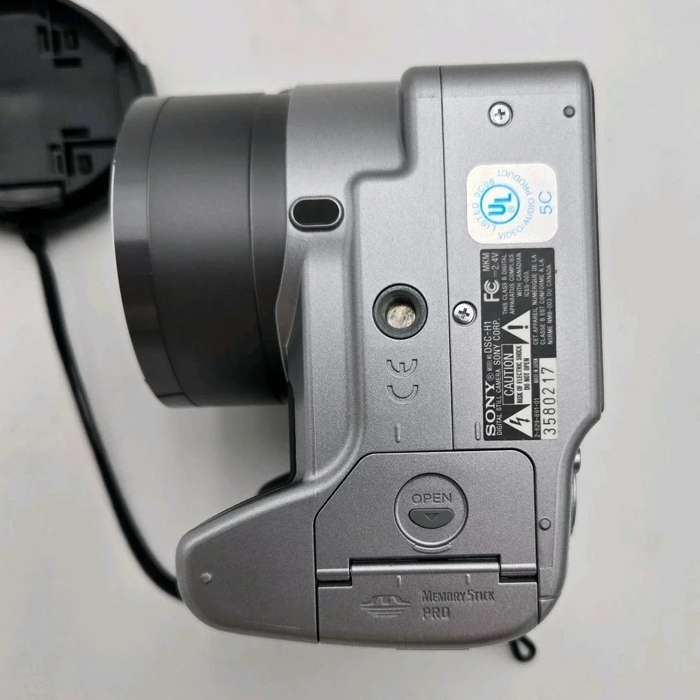 Sony Cyber Shot Super Steady Shot DSC-H1 5.1 MP Compact Digital Camera Video Not